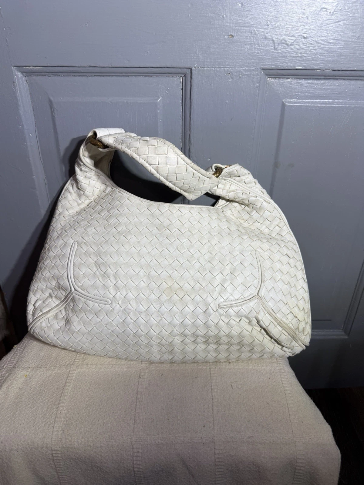 Bottega Veneta — Bottega Veneta Intrecciato Nappa Leather Hobo Bag Handbag