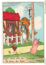 ARRP16-1068-ILLUSTRATEUR - Starling - THE DONKEY Claws - Dress Of La Skin Lion