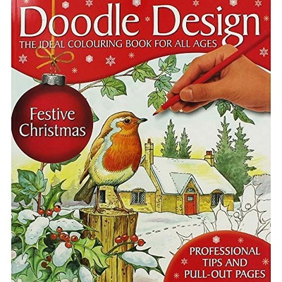 Hollands publishing DOODLE DESIGNS FESTIVE CHRISTMAS