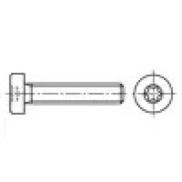 100X 3108700 Schraube M2,5X4 0,45 Kopf: Zylinder Torx® TX08 A2 Edelstahl Bossard