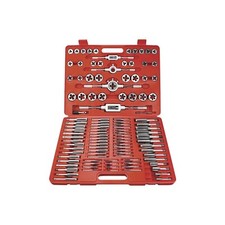 110 Piece Tap and Die Set  SAE METRIC  Threading Tool Set With Stora