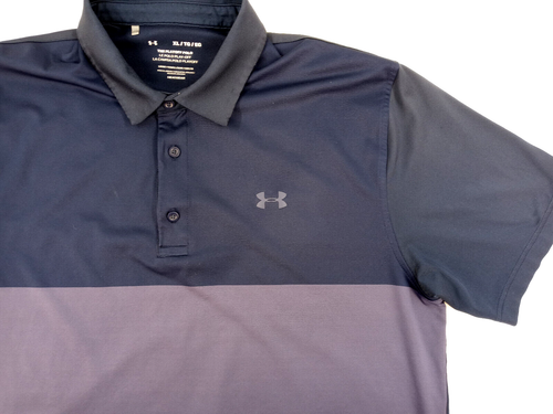 UNDER ARMOUR Loose The Play Off Polo Mens Short Sleeve Golf Shirt Tag Size XL - Picture 4 of 5