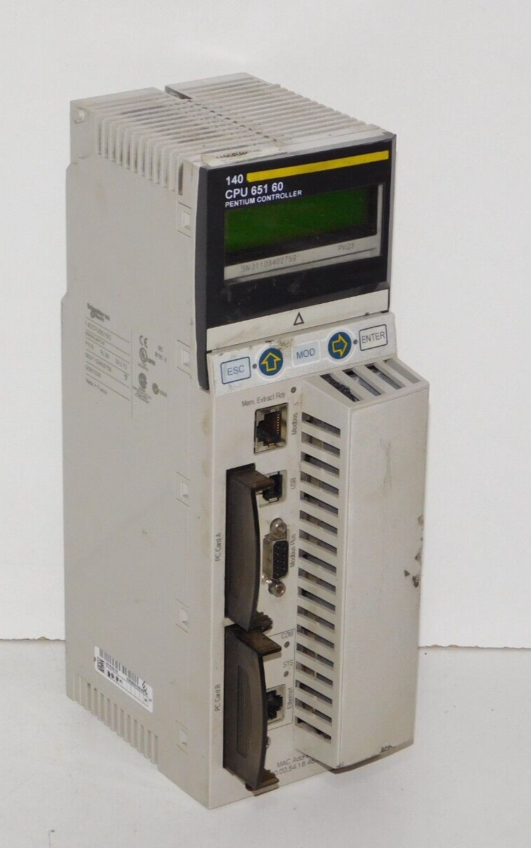 Schneider Automation 140CPU65160 Modicon Digital Pentium Controller Module Unit