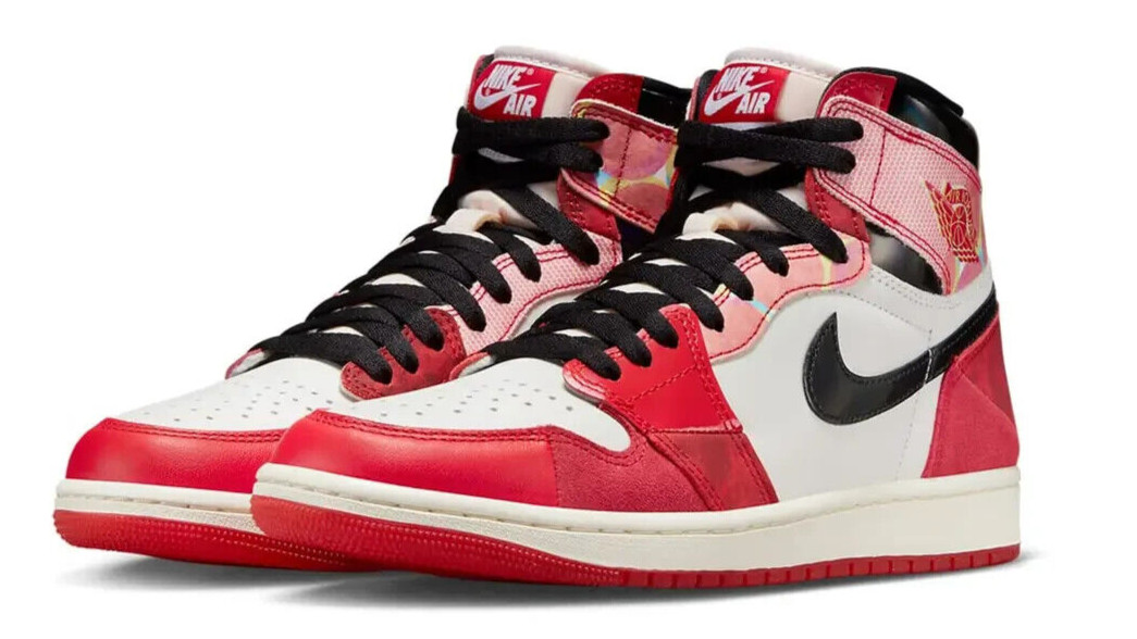 NEW - Nike Air Jordan 1 Marvel Spider-Man - Next Chapter - Size UK 10