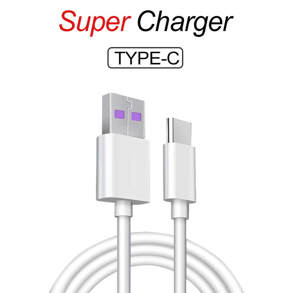 5A Fast Charger Adapter Cable USB Type-C Charging Cord For Samsung S24 Universal - Image 2 of 4