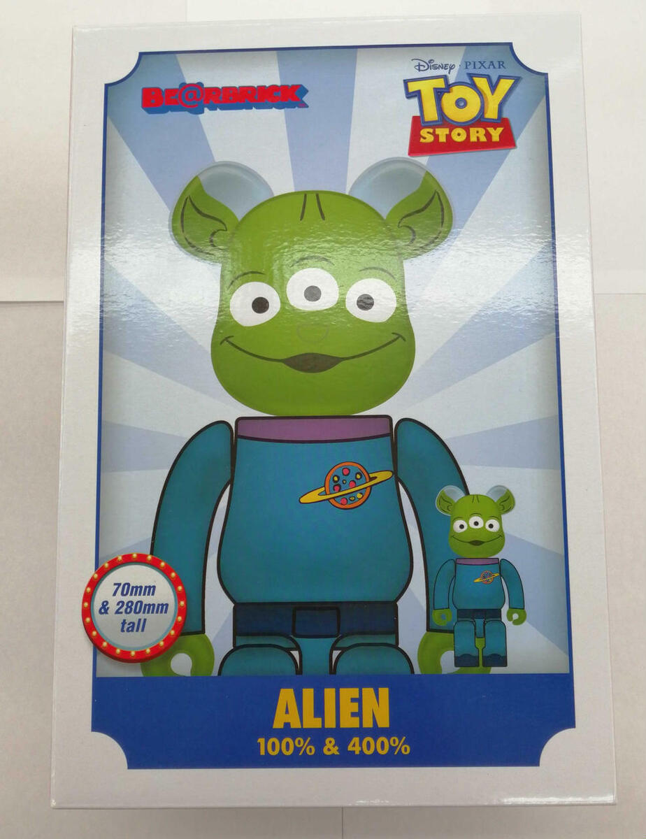 Medicom Toy Toy Story BE@RBRICK Alien Little Green Man 100 Medicom Toy Toy Story BE@RBRICK Alien Little Green Man 100