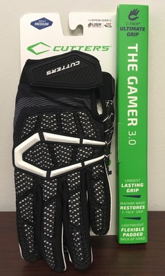 cutters gamer 3.0 padded football gloves