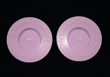 VINTAGE PLAYSKOOL MAGIC LEMONADE PARTY REPLACEMENT PAIR OF LT PURPLE 4" PLATES