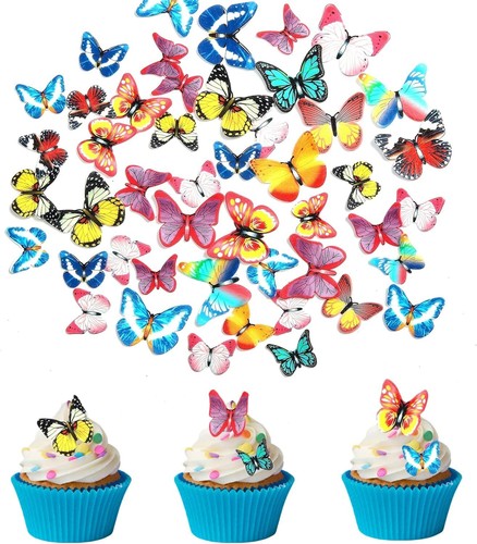 GEORLD Fall Leaves Gold Leaf Decorations Cupcake Topper Choose Your Own - Picture 26 of 138