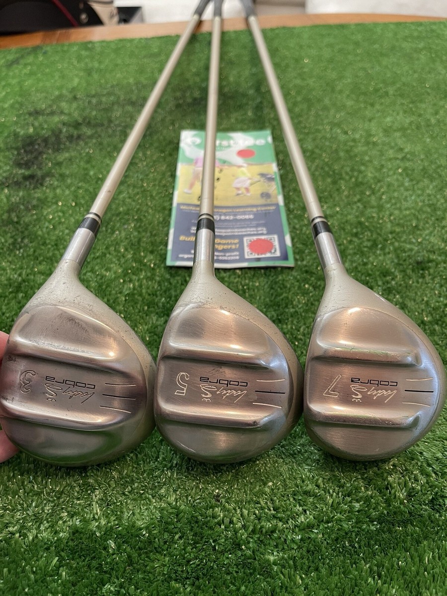 Set De Bois Cobra Offset Pour Femmes - 3 Et 7 Bois, Shaft Graphite, Occasion Bon état