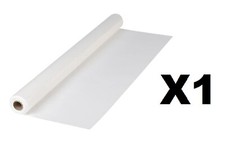 Pack of 1 Disposable Party Banquet Table Cover Roll - 300 ft. x 40 in. (White)