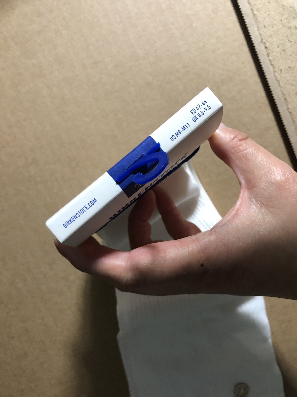 SAOLA Calze Birkenstock plantare suola comoda bianche taglia US M9 M11