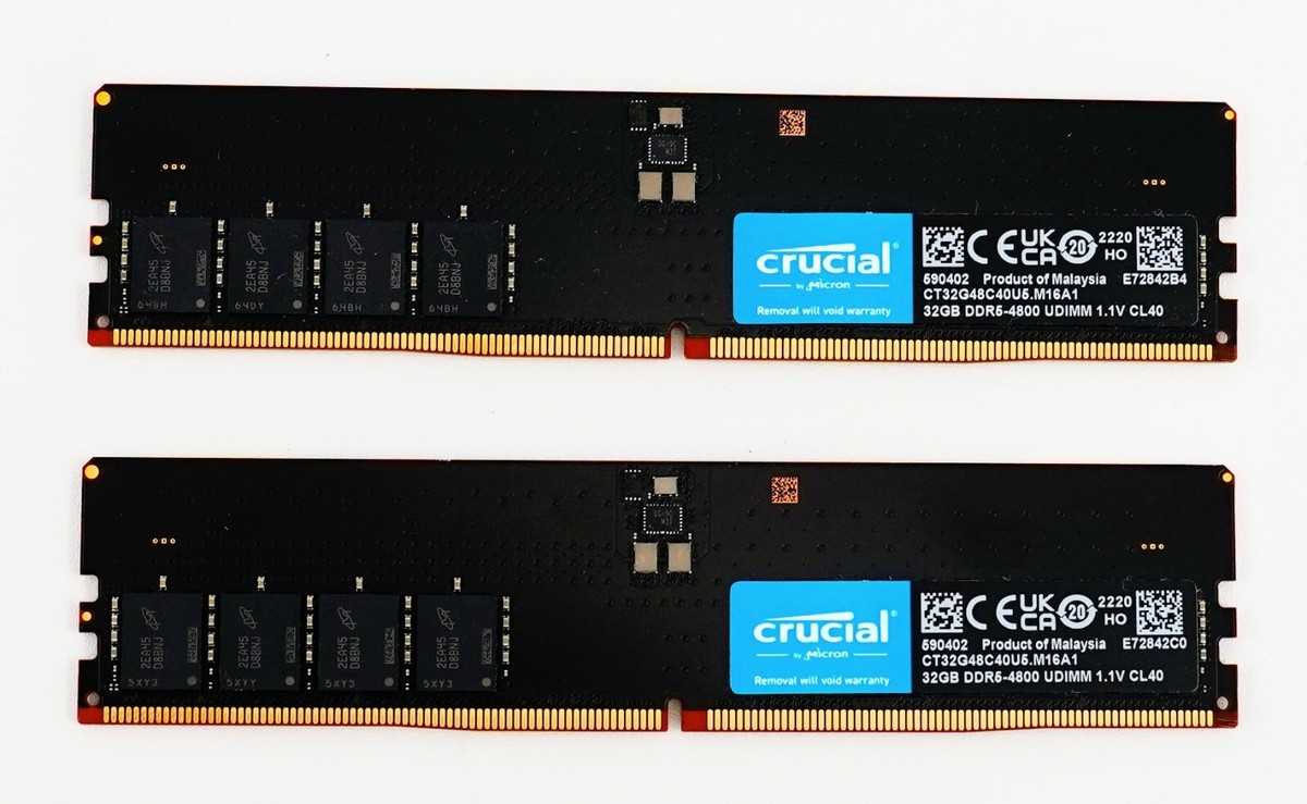 【新品】Crucial DDR5-4800 32GB×2(64GB) Crucial 64GB DDR5 RAM Kit (2x32GB), 4800MHz CL40 Laptop