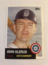 John Olerud 2016 Topps Archives 1953 Design #79 Seattle Mariners