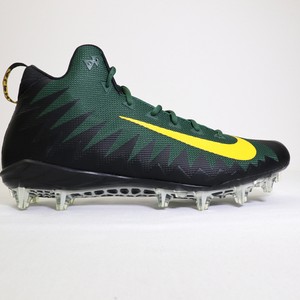 green and gold nike football cleats