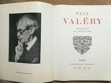Paul VALERY, Hundertjährige Ausstellung, Dichter, Philosoph, Schriftsteller -...