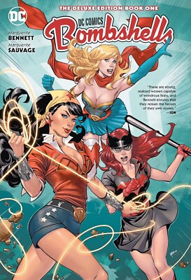 DC COMICS BOMBSHELLS DELUXE EDITION Vol 1 HC Hardcover $29.99srp Batwoman NEW NM