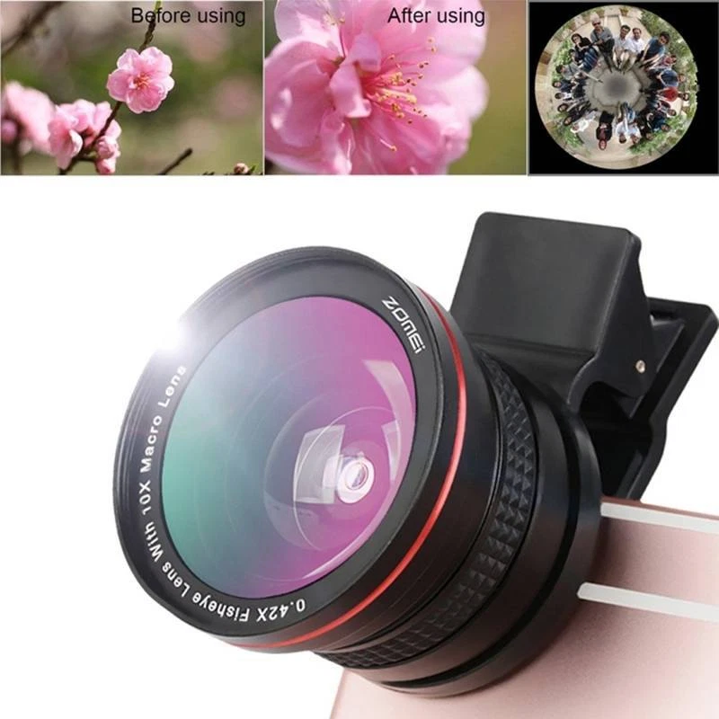 ZOMEI Professional 37mm 0.42X Close Up Phone Filter Lens For IPhone Samsung - Image 2 of 4