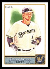 2011 Topps Allen & Ginter  Corey Hart #157 Milwaukee Brewers