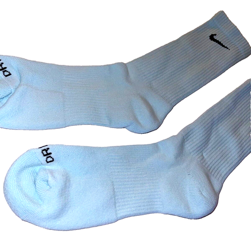 2 PAIR NIKE EVERYDAY PLUS Performance Crew DRI-FIT Socks BLUE YOUTH SIZE 5Y-7Y - Picture 9 of 13