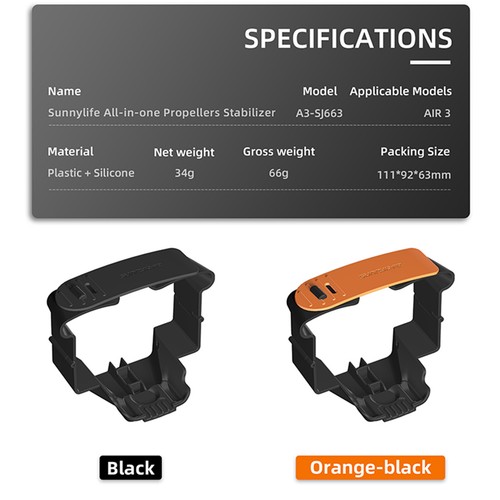 Pour DJI Air 3 Drone Hélice de Retenue Portable Fix Retainer Drone Accessoires - Photo 3/14