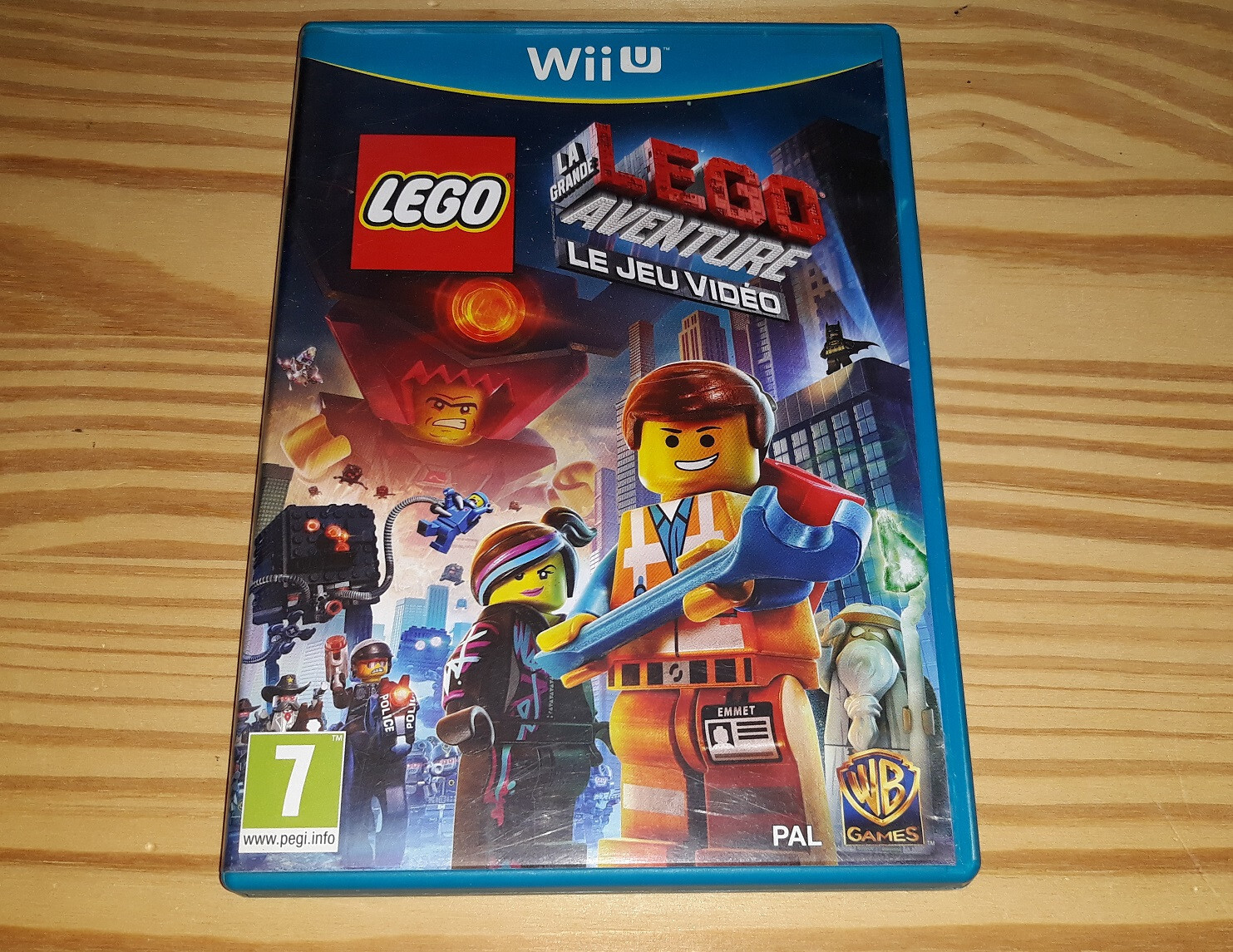 JEU LEGO LA GRANDE AVENTURE le jeu video WII U  NINTENDO WII U TBE Fr cd propre