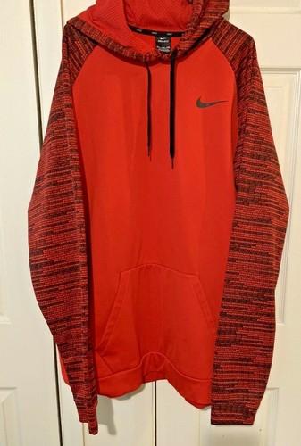 Nike Dri Fit Men Red XXLT Logo Fitness 