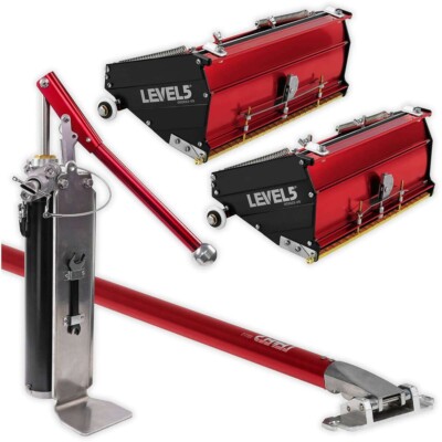 LEVEL5 Finish Set Flat Box Mega 10'' und 12'' Ladepumpe Ausziehbarer Griff 4-629