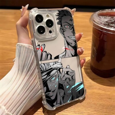 Jujutsu Kaisen Phone Case Gojo VS Sukuna Case Anime JJK for Apple iPhone 17 Pro