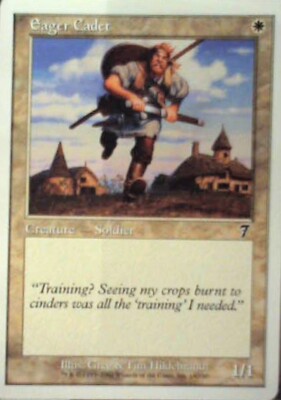 Eager Cadet - 7th Edition: #14, Magic: The Gathering Nm R44