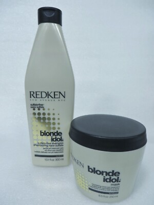 REDKEN BLONDE IDOL SHAMPOO 10.1 OZ & MASK 8.5 OZ
