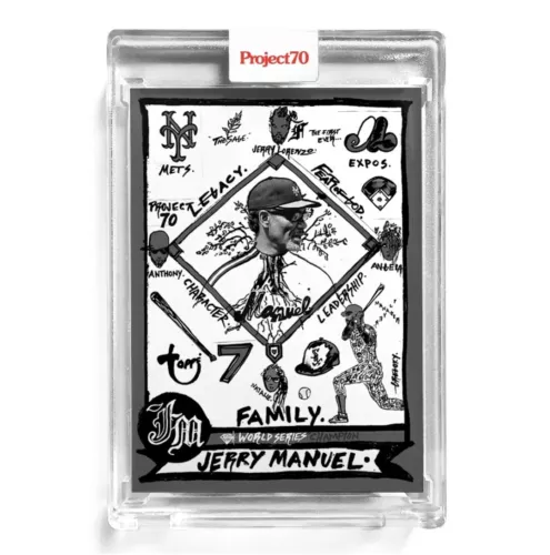 Topps Project 70 Card 212 - Jerry Manuel by Gregory Siff - PR 881!