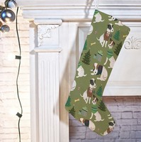 East Urban Home Christmas Canine Jack Russell Stocking on sale East Urban Home Christmas Canine Jack Russell Stocking on sale