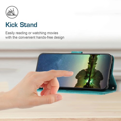 Für Samsung S24 Ultra S22+ S23 Leder Flip Stoßfest Halter Geldbörse Etui Cover - Bild 7 von 23