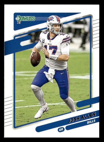 Josh Allen 2021 Donruss Card #225 Buffalo Bills