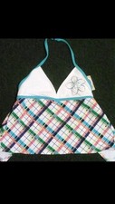 NEW Op - Girls' Pattern Tankini Swimwear 1PC L 10-12