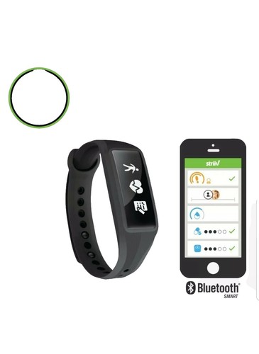 Striiv Touch Fitness Tracker and Smartwatch Black ZXO