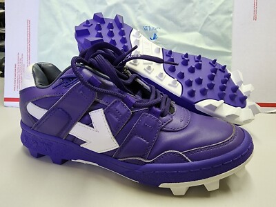 NIB OFF-WHITE - VIRGIL ABLOH Purple/White Calf Mountain Cleats Size 41 / 8 US