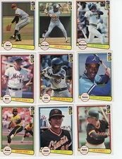 1982 DONRUSS Baseball Complete Your Set 1-250
