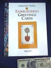 Greetings Cards Dorothy Wood Book Embroidered