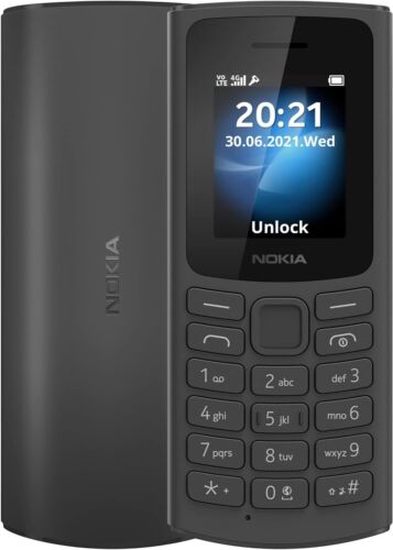 Nokia 105 Teléfono móvil de 1,77",4 MB RAM, 4 MB ROM, Batería 800 mAh, Dual Sim - Zdjęcie 1 z 4