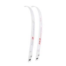 NIKA ARCHERY 68" N3 Carbon Fiber Limb Recurve Bow Limbs Progress Series White