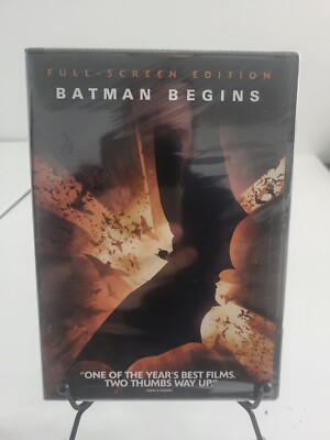 Batman Begins (DVD, 2005, Full Screen) Christian Bale