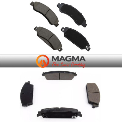 Front and Rear Ceramic Brake Pads for Escalade Avalanche Silverado Tahoe SIERRA