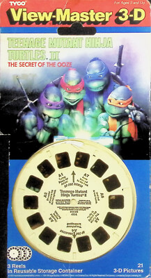 Teenage Mutant Ninja Turtles II Secret Of The Ooze 3d View-Master 3 Reel Packet