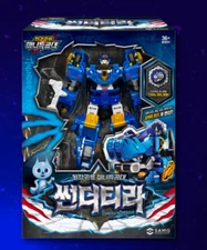 [Free Fedex] 2025 Korean Miniforce Dinoid THUNDER T-REX Transformer Robot Toy
