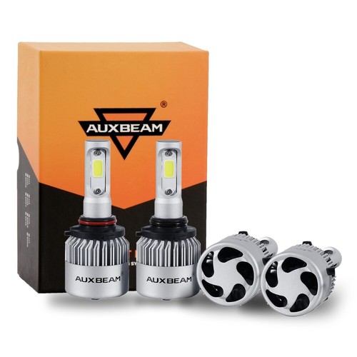 AUXBEAM 9005 9006 LED Headlight Kit Bulb High Low Beam Super White Bright 8000LM - Foto 12 di 12