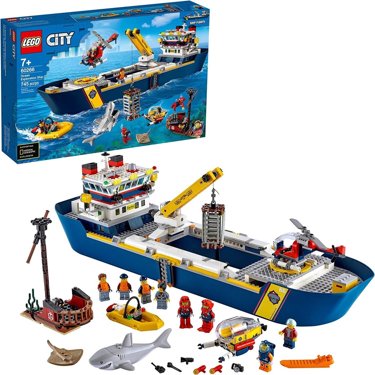 LEGO 60266 CITY Deep Sea Explorers: Ocean Exploration Ship
