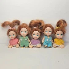 Dolls TYCO QUINTS Sunny Time With Magic Freckles Playset Full Set of 5 sun dress