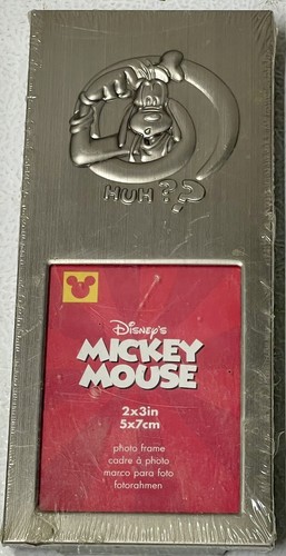 Intercraft Disney Character 2" x 3" Picture Frame - Brushed Nickel - Goofy - 第 1/2 張圖片